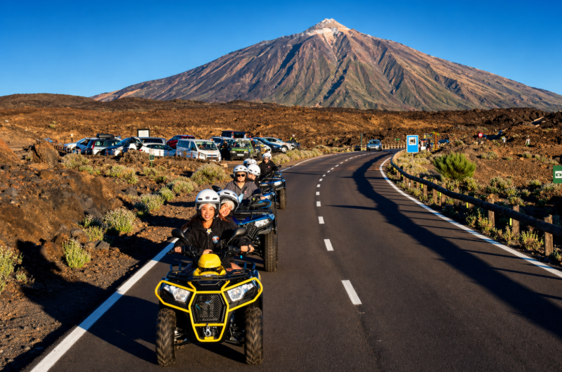 Quad Teide desde Puerto de la Cruz
